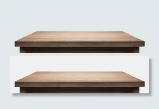 木质桌子棕色免抠