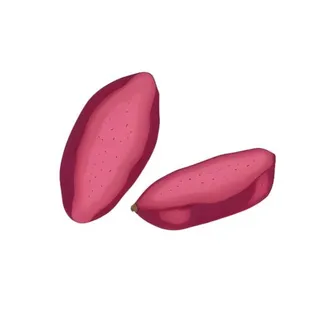 红薯紫薯蔬菜免抠