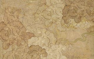 中国风复古国潮神话敦煌插画图案纸纹理肌理背景PSD设计模板素材