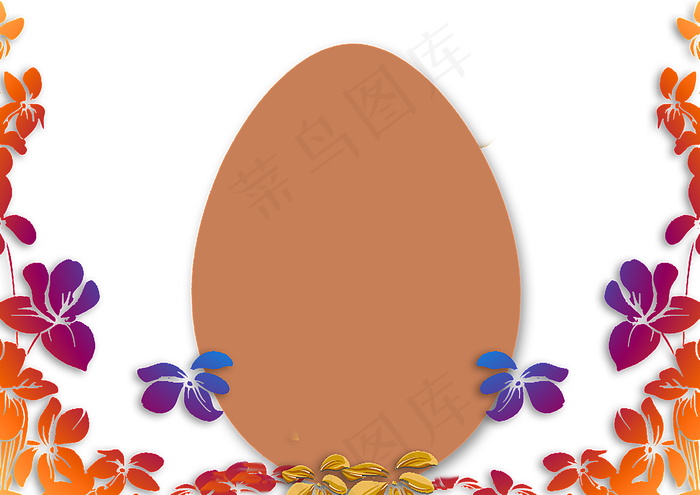 复活节元素背景图片