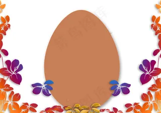 复活节元素背景图片