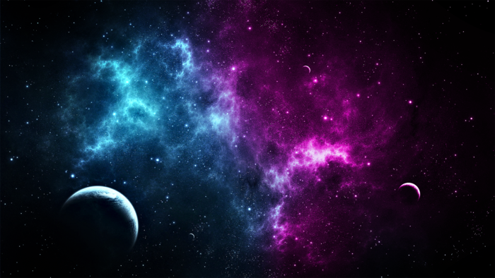 星空太空黑色科技kv主视觉