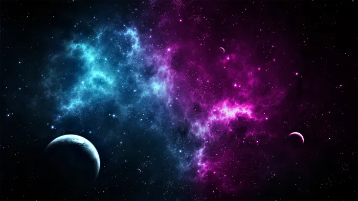 星空太空黑色科技kv主视觉