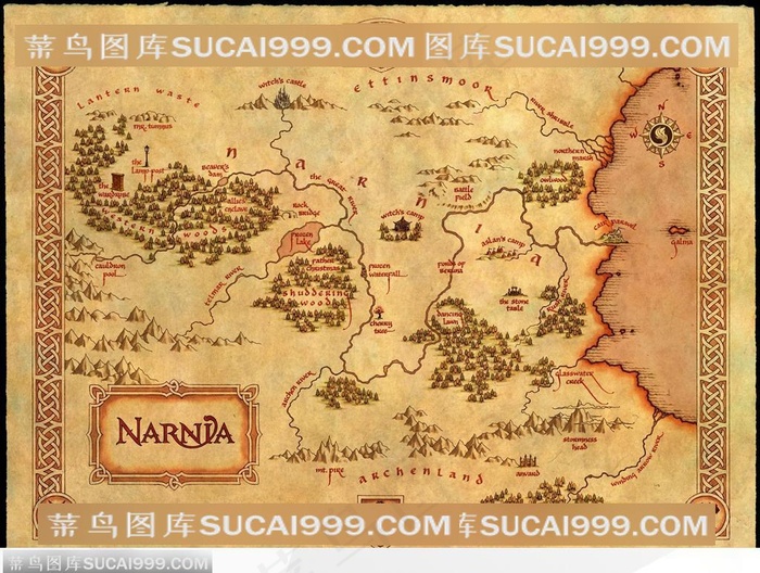 欧洲古老羊皮卷地图 航海图