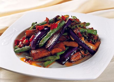 CXC00321长豆角烧茄子