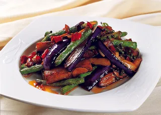 CXC00321长豆角烧茄子