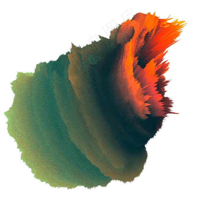 唯美艺术水墨晕染高清图