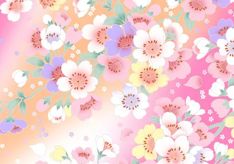 图片设计素材背景鸟语花香