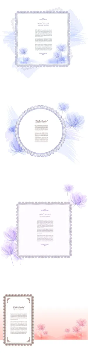 简约风名片海报边框图框素材AI矢量图 (107)