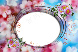 花纹相框素材图片下载