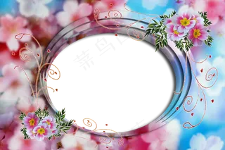 花纹相框素材图片下载