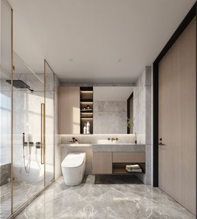 浴室现代简约风格特写场景近景(82)阳光