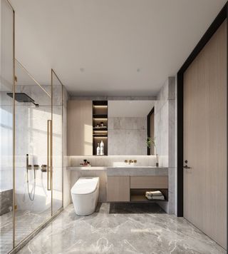 浴室现代简约风格特写场景近景(82)阳光