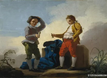 人物山林高清油画 人物山林高清油画