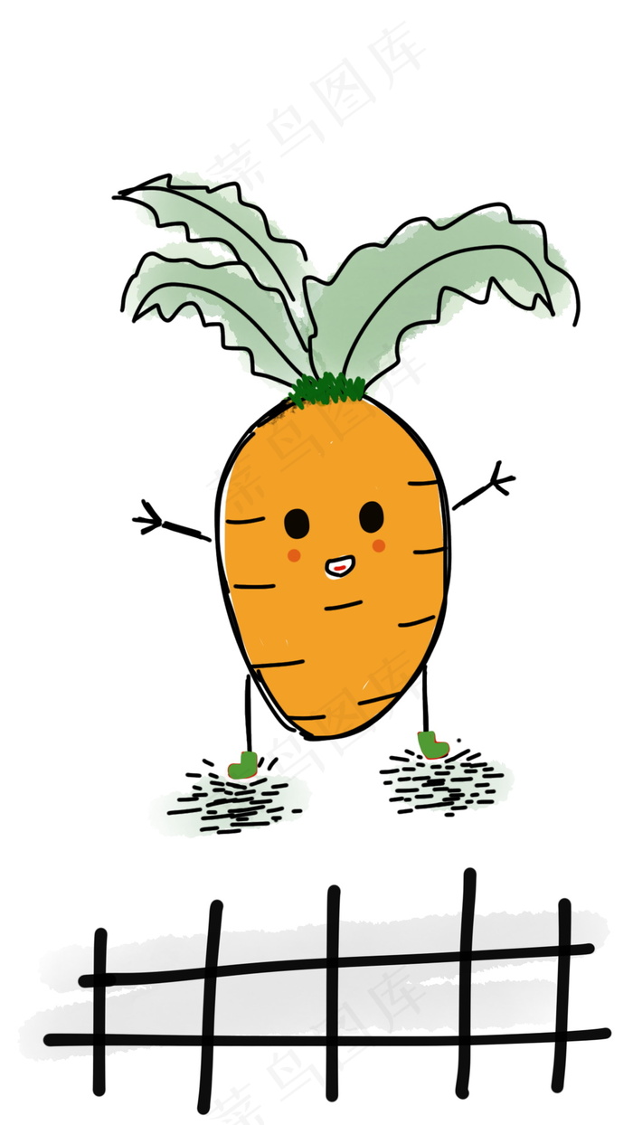 胡萝卜卡通图片