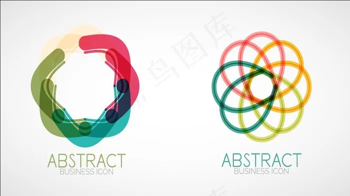 生活字母图标ai矢量模版下载