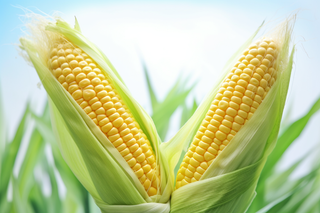 刨开的玉米摄影图