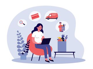 扁平化人物场景办公互联网等距ai矢量设计网页海报UI素材插画