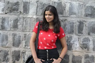 街拍印度美女图片