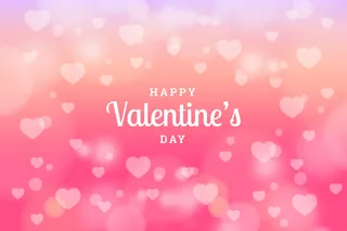 情人节快乐爱心粉色背景