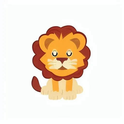 狮子动物免抠元素(2048x2048)