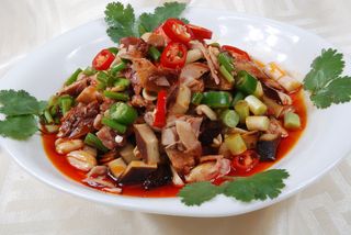 川菜湘菜高清菜谱 香干拌鸡丁