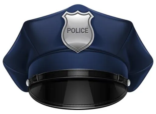 警察帽 PNG免抠(600x438)
