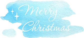 水彩插画-圣诞节快乐