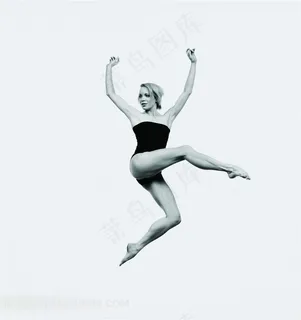 黑白芭蕾舞美女素材 黑白芭蕾舞美女素材