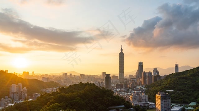 建筑物, 塔, 摩天大楼, 城市的, 日落, 城市, 飞机