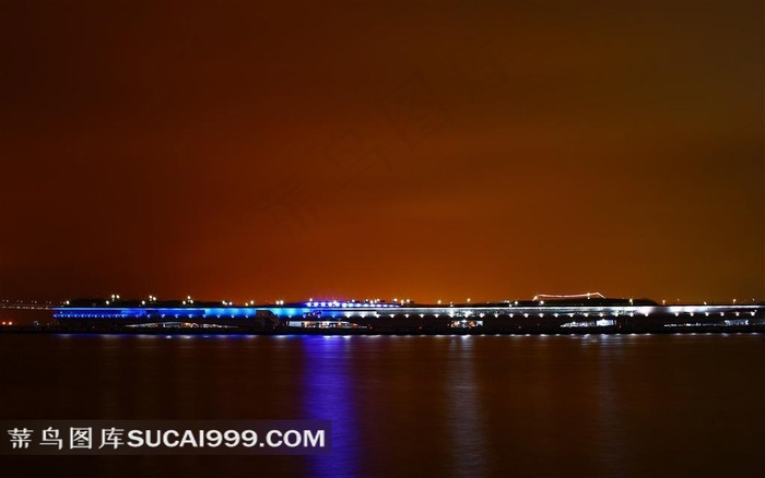 神奈川的横滨城市迷人夜景素材