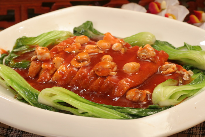 鱼香扇贝豆腐