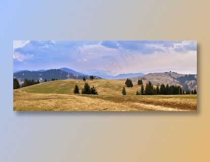 唯美的自然美景全景照片图