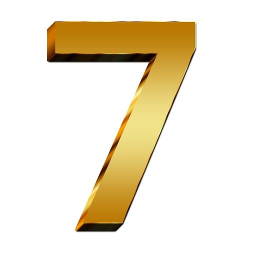 数字 7免抠(1280x1280)