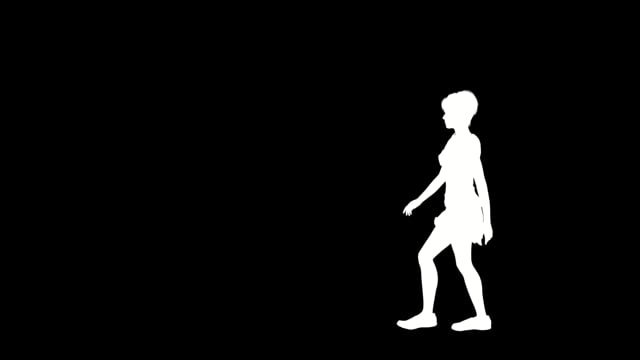 女士, 人, 走, 步行, 脚步声, 女性