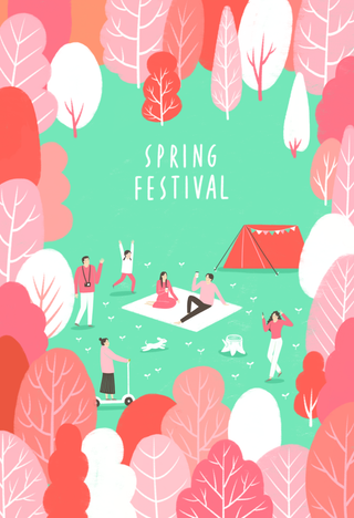 春天插画