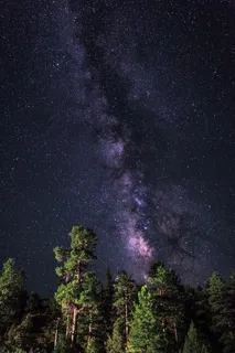 唯美紫色银河星空图片 唯美紫色银河星空图片