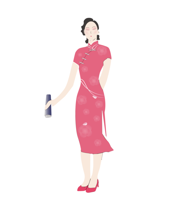 传统旗袍美女 (81)