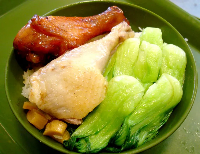 鸳鸯鸡腿饭