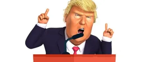 唐纳德特朗普 PNG免抠(540x210)