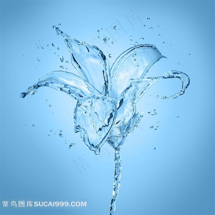精美水花图片高清图片素材