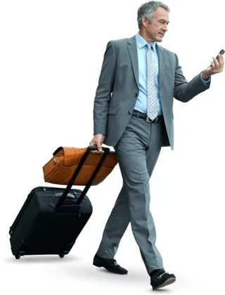 PNG行李拉杆包免抠