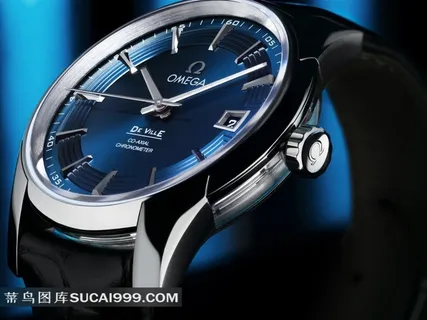 经典蓝色手表设计钟表图片 经典蓝色手表设计钟表图片