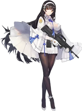 女战士卡通长发女孩