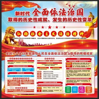 依法治国成就