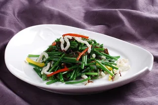 CXC02303菌香韭菜花炒鱼丝68例