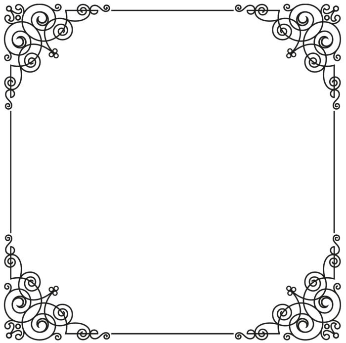 欧式复古线条边框花纹AI矢量LOGO角框花边分割线设计PSD卡片素材