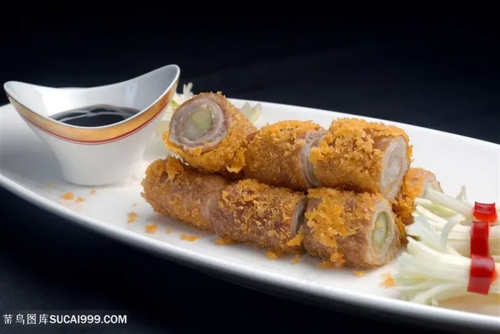 肥肠卷的美食图片