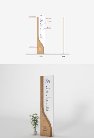 广场商场导视立商场楼层立牌导视牌