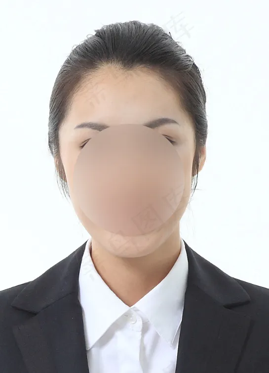 西装模板  女生西装 寸照模板 西装 证件照 西服 免抠psd模版下载